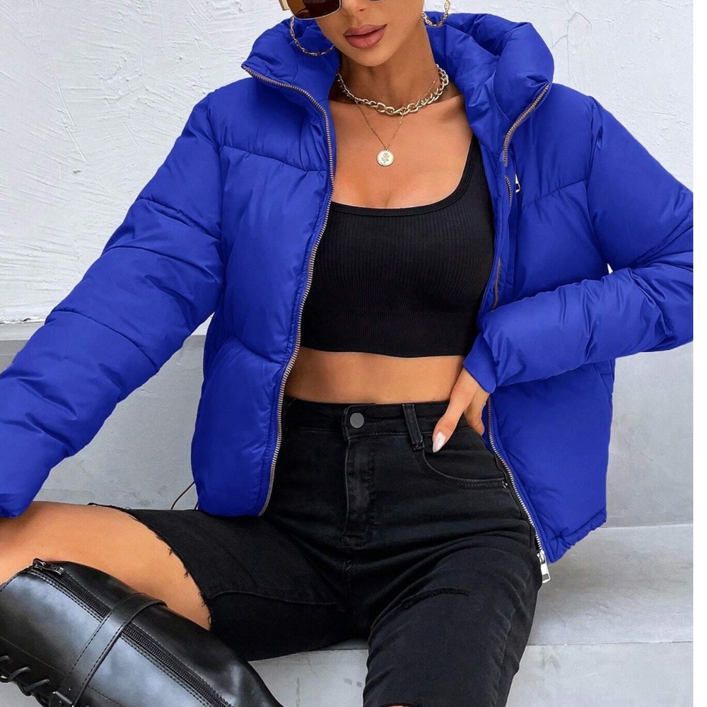 Cozy Zipper Hooded Puffer Jacket